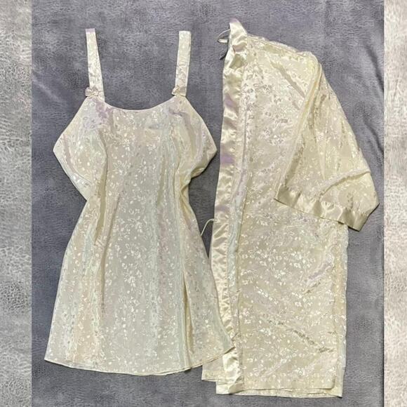 Vintage santa classics slip and robe set - Picture 1 of 8